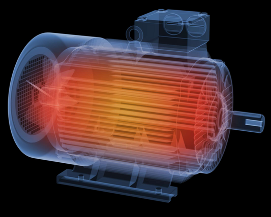 What are the most common causes of excessive heat in electric motors?