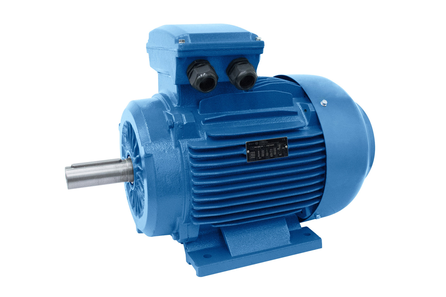 Three Phase Electric Motor, High Efficiency IE2, 1.1 Kw, 2 Pole (3000 rpm), B3 (Foot Mounted), 80mm Frame